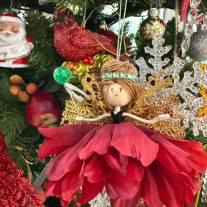 Red Fairy Flower Doll